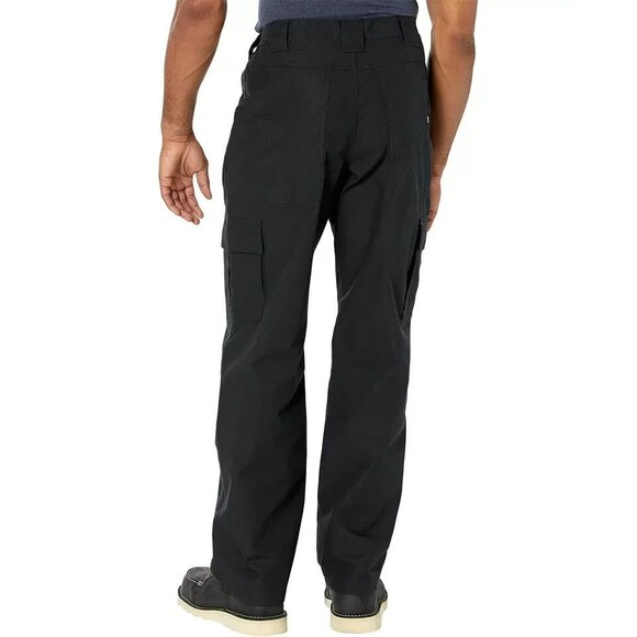 Wolverine Tactical Cargo Pocket Work Pants Men's sz 40 x 30 Black Teflon Coated - Picture 2 of 4